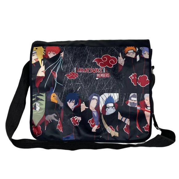 Akatsuki Members Anime Messenger Bag Computer Bag Crossbody Bag - Picture 2 of 7